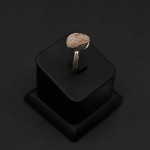 Кольцо, серебро, натуральный камень, Розовый кварц, 3.7 г, проба 925, размер 18.5