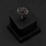 Кольцо, серебро, натуральный камень, Турмалин, 4.27 г, проба 925, размер 19