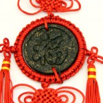 Чай Пуэр прессованный в виде китайской монеты счастья