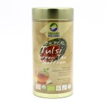 Tulsi Green Tea + Saffron зелёный чай с тулси и шафраном Organic Wellness  100 г