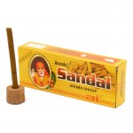 Серия Ananda's Sandal (Сандал), безосновные благовония + подставка для воскурения