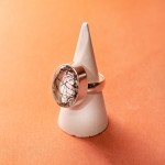 Кольцо, серебро, натуральный камень, Рутиловый кварц с турмалином, 13.6 г, проба 925, размер 18.5