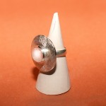 Кольцо, серебро, натуральный камень, Розовый кварц, 15.66 г, проба 925, размер 16