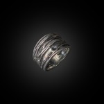 Кольцо, серебро, 7.7 г, проба 925, размер 17