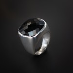 Кольцо, серебро, натуральный камень, Оникс, 10.95 г, проба 925, размер 21