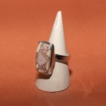 Кольцо, серебро, натуральный камень, Яшма, 12.35 г, проба 925, размер 19