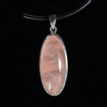 Подвеска, серебро, натуральный камень, Розовый кварц, 16 г, проба 925