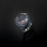 Кольцо, серебро, натуральный камень, Кварц, 7.8 г, проба 925, размер 19